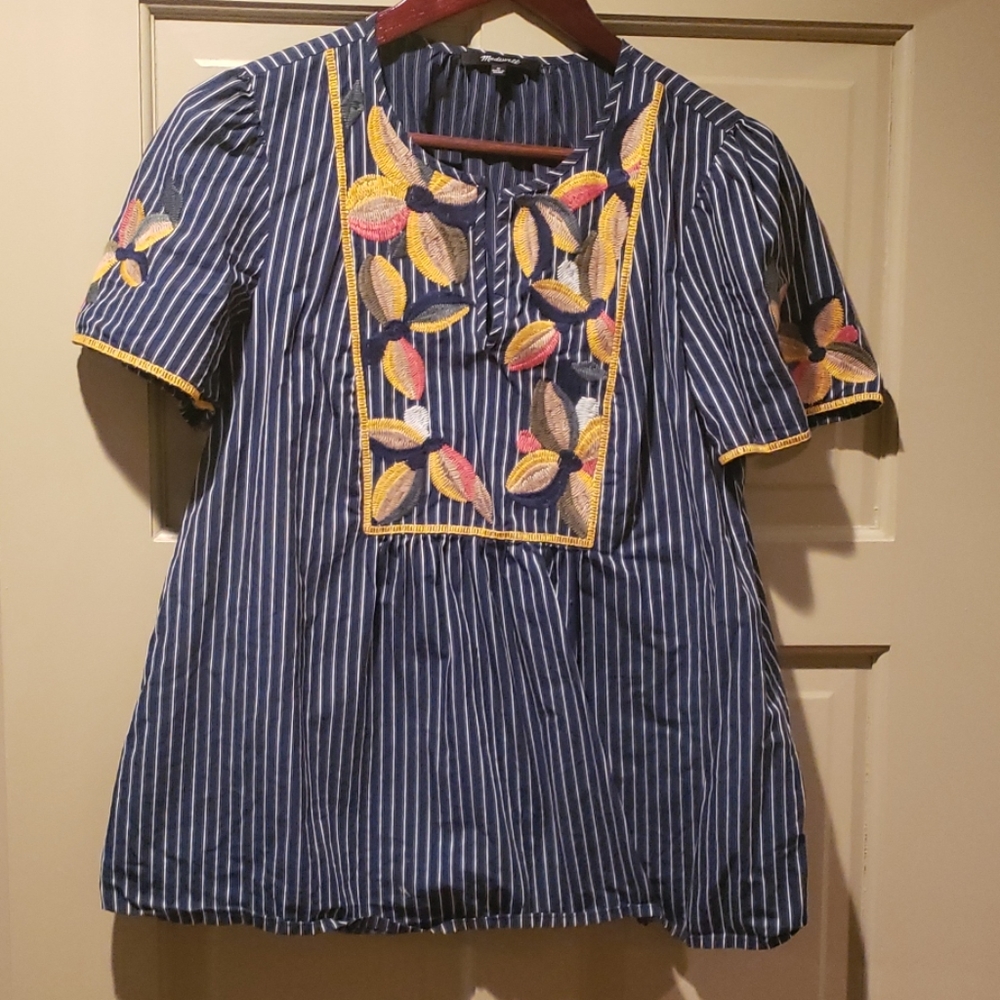 Madewell bohemian tunic top